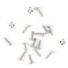 40-100pcs Nickel Plated Flat Head Self-Tapping Screws M2 M2.3 M2.6 M3 M4 - Cutting Tail for Wood and Metal Projects(16mm,M2.6 50pcs) view 4