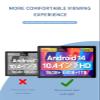 [2 Pack] Screen Protector for HiGrace C13 10.4 inch Tempered Glass Film,BOVUGAC Screen Protector for HiGrace C13 Tablet Anti-Scratch & Sensitive & 9H Hardness view 2