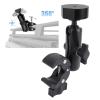 Fockety Mini RV Ladder Mount, Mini Roof Rack Mount with Adjustable Angle Pole Clamp, Portable Mini Mount for Yacht Cruise Ship, Roof, Camping Travel (Black) view 4