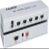 PremiumCord HDMI Splitter 1-4 Video 8K 4320p 60Hz 4K 2160p 120Hz Full HD 1080p HDMI 2.1 40Gbps HDR10 Dolby TrueHD CEC Small Metal Case Silver view 4