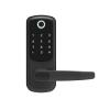 DBGJCV TTLOCK WiFi Electronic Smart Door Lock with Biometric Fingerprint/Password/Smart Card/Key Unlock/USB Emergency Charger(Black) view 1