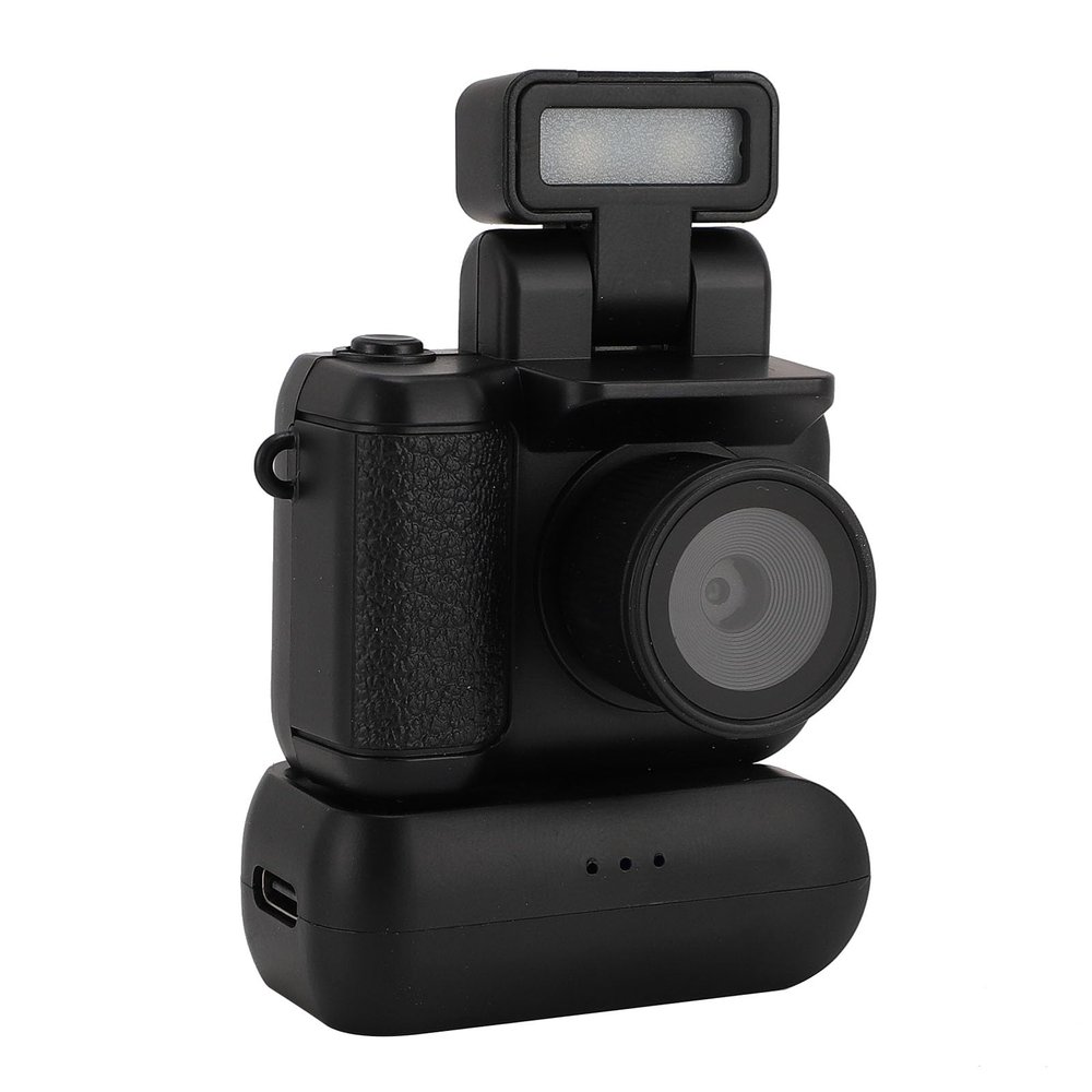 ASHATA Mini Keychain Camera, 2MP 1080P HD Mini DV Thumb Camera Photography, Compact Vlog Camcorder with Flash, Retro Video Action Camera Camcorder for Vlogging Travel