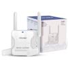 2025 AX1500 WiFi Extender Signal Booster Long Range, Covers 13,000 Sq.Ft & 100+ Devices, 1500Mbps Dual-Band 5.8GHz & 2.4GHz WiFi Extender with Ethernet Port, No Dead Zones & Lag, Secure WiFi Booster view 1