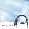 Nutriess Portable Aviation Headset Adapter GA 2 Plug Lightweight Sturdy Design for Helicopter and Fixed Wing Aircraft Use view 2