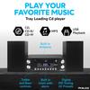 Philco Executive Shelf System - All-in-One Bluetooth Home Stereo System with CD Player with 50 watts of Sound and MP3 / USB Playback (Renewed) view 2