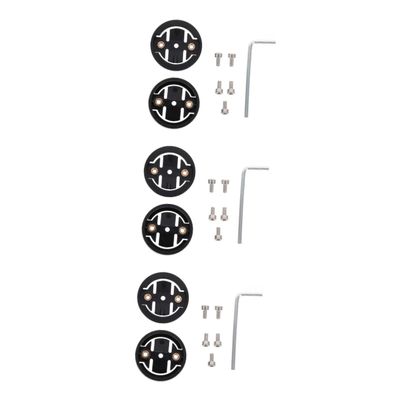 LAPYAPPE 6pcs Bike Computer Mount Adapter Insert Stable and Easy to Install Handlebar Accessories for Cycling Lightweight Design Screws for Quick Setup