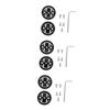 LAPYAPPE 6pcs Bike Computer Mount Adapter Insert Stable and Easy to Install Handlebar Accessories for Cycling Lightweight Design Screws for Quick Setup view 1