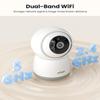 ieGeek 2K Indoor Security Camera, 5G/2.4G WiFi Pet Cameras for Home Security, 360 Dog Cam w/Auto Tracking, Smart Motion Detection, Phone App, Baby Monitor, 3MP Night Vision, Works with Alexa(2 Pack) view 2