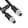 Alvin's Cables M12 X-Code 8 Pin Male to 8 Pin Male Cat6a Cable Shielded for Cognex Basler Industrial Camera, High Flex 8m/26.2ft view 1