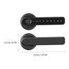 LOORGVEL Fingerprint Keyless Latch Touch Keypad Lock for Front Door Security Easy to Install view 3