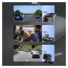 2K HD Dual Recording Dash Cam Car DVR Loop Video Recorder Auto Night View Wifi APP Smart Phone Connect Front Cabin Rear Camera(3 Camera recording) view 3