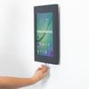Mount-It! Lockable Tablet Wall Mount for Samsung Tab A9+, S9, S9 FE, S8, A8  Fully Enclosed Security Case, Anti-Theft Tablet Holder, VESA Compatible, Flush Wall Mount, Heavy-Duty Steel, Black view 2