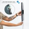Mount-It! Lockable Tablet Wall Mount for Samsung Tab A9+, S9, S9 FE, S8, A8  Fully Enclosed Security Case, Anti-Theft Tablet Holder, VESA Compatible, Flush Wall Mount, Heavy-Duty Steel, Black view 4