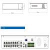 16 Channel 1.5U PoE Network Video Recorder for Security Camera System, NDAA Compliant, ED9616H5NV-16P-AN, 160/160Mbps, 12MP IP Camera NVR, 2 DHMIs/VGA Output, 4 SATA, Smart Search 24/7 CCTV NVR view 2