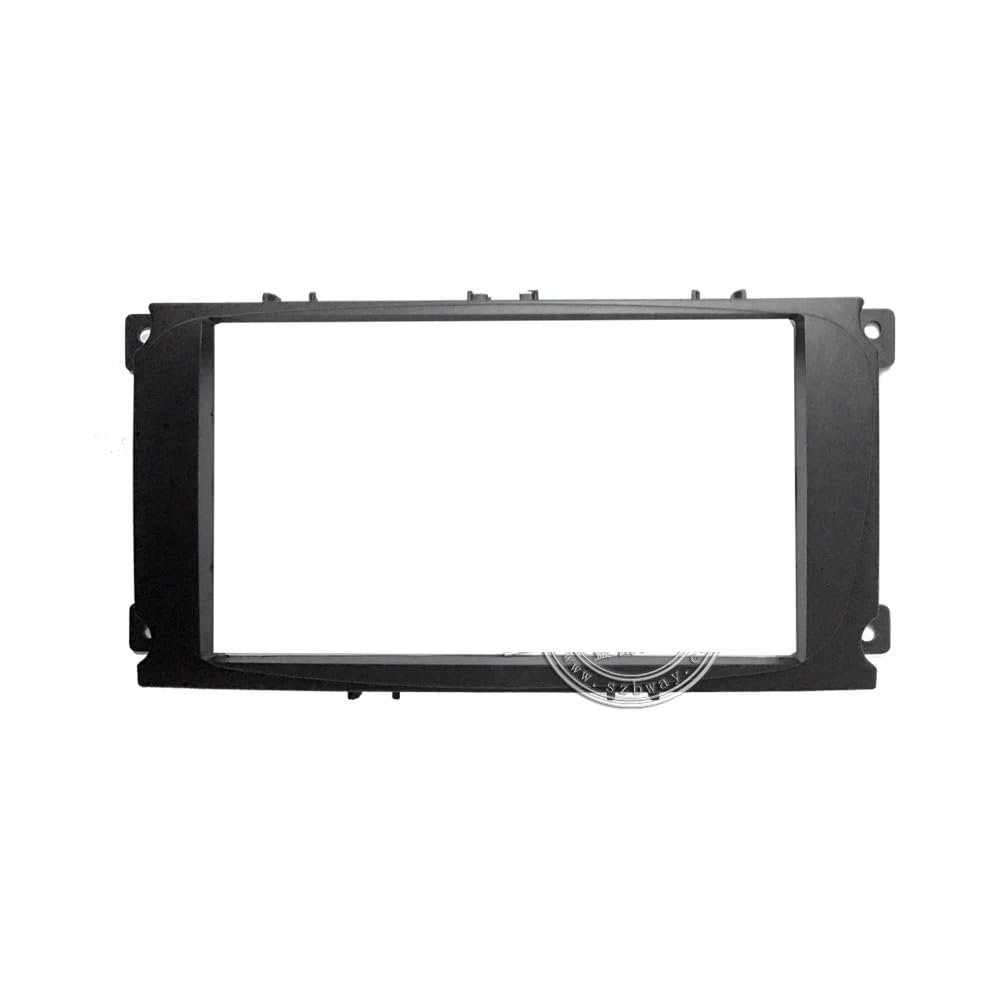AYYDXRK 2Din Car Radio Accessary Fascia Compatible with Focus 2 Mondeo Kuga C Max 2007-2011 Car DVD Panel Dash Kit Installation Frame Install Mount Kit