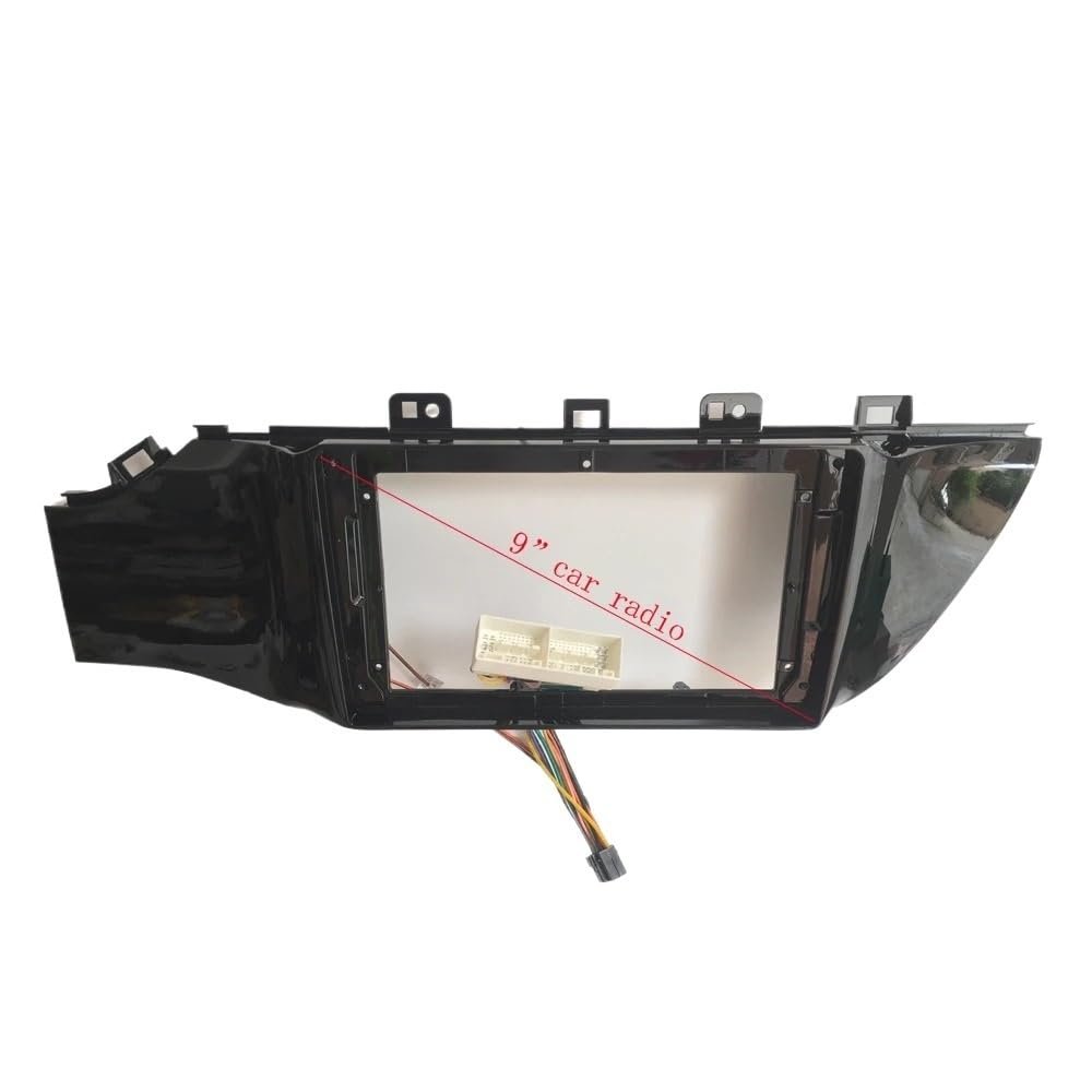 AYYDXRK 2Din Car DVD Player Frame Audio Fitting Adaptor Dash Trim Kits Facia Panel Compatible with K2 Rio 2017 2 Din Car Radio Player Install Mount Kit