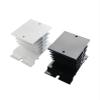 VELORE SSR Aluminum Heat Sink 25A 30A Silver Tone Solid State Relay HeatSink Radiator for Single Phase(Black Radiator) view 2