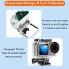 BO&DQQ Underwater Waterproof Case Compatible with DJI Osmo Action 5 Pro/Action 4/Action 3, 164FT/50M Dive Diving Housing Cover Shell with Camera Handle Mount Accessories Kit view 3
