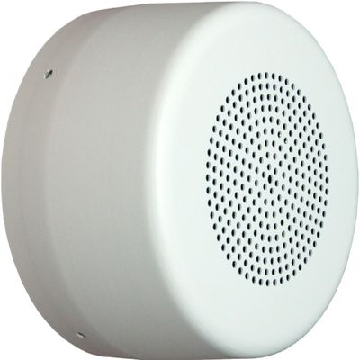 Alpha Communications IS445 Surface Mount Speaker System - Round - 45 Ohm; Sturdy Spin-Formed Steel Housing; Rugged Integral Compression Driver; 16 Watts Continuous Duty
