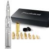 7.8in Car Truck Antenna Bullet Antenna Truck Accessories Silverado 1500 Ford F150 Dodge Ram 1500 GMC Sierra 1500 Ranger Short Replacement Antena para Carro (Silver, 7.8in Spiral Style) view 1