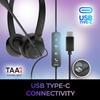 Adesso Headset with Push to Talk, Volume +/-, Answer/End Call Controls view 3