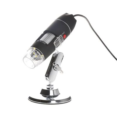 JOEBO Microscope Kit 8 LED 1600X Portable Handheld Electronic Digital Microscope, with Bracket Microscope Lens Adapters(1600X Plastic Base)