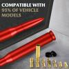 7.8in Red Car Truck Antenna Bullet Antenna Truck Accessories Silverado 1500 Ford F150 Dodge Ram 1500 GMC Sierra 1500 Ranger Short Replacement Antena para Carro (Red, 7.8inch) view 3