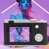 48MP Digital Camera, 1080P 16x Zoom Selfie Camera for Travel, 2.4 Inch Screen Compact Small Camera, Retro Vlogging Camera with Wrist Strap for Boys Girls Kids Daily Use (Black) view 2