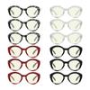 Eyekepper 12 Pack Blue Light Blocking Eyeglasses Round Computer for Women +0.00 view 1