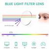Eyekepper 12 Pack Blue Light Blocking Eyeglasses Round Computer for Women +0.00 view 4
