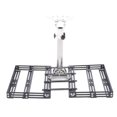 360 Degree Rotatable, Mini Rectangular Satellite Roof Mount, Tilt Adjustable Mounting Kit with Stainless Steel No Drill Installation