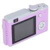 48MP Digital Camera, 1080P 16x Zoom Selfie Camera for Travel, 2.4 Inch Screen Compact Small Camera, Retro Vlogging Camera with Wrist Strap for Boys Girls Kids Daily Use (Purple) view 1