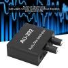 Baxnore AU 202 Audio Amplifier, Aluminum Alloy 2 Input 2 Output, 3.5mm Jack Plug Play Stereo Audio Mixer for TV and Mobile Phone view 4