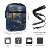 Earth from The Outer Space Oxford Cloth Ammo Crossbody Shoulder Bag Medic Bag Classic Small Messenger Crossbody Bag Unisex Classic Canvas Shoulder Bag for Women, Bookbag for Work view 4