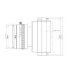 Industrial Line Scan Lens 60mm F4 16K Resolution, Aviation Aluminum Alloy Manual Lens with Mount for Industrial Applications, Clear Images with Pixels Size of 3.5um, Manual view 2