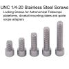 5pcs/Set 1/4inch Astronomical Telescope Locking Screws UNC1/4-20 Stainless Steel for Mounting Plates(19mm) view 3