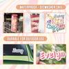 (2pcs) Personalized Waterproof Name Stickers Custom Text Decal Customize Name Colors Vinyl Waterproof UV- Resistant Suitable for Water Bottle Cups Tumblers Helmets Laptop Servers Cars Doors view 4