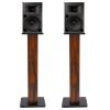 34" Floor Standing Speaker Stands Pair, Speaker Stands for Small Bookshelf Speakers & Satellite Speakers with 4 Cable Ties, Holds up to 66lbs, 2 Pack Universal Speaker Floor Stands view 1