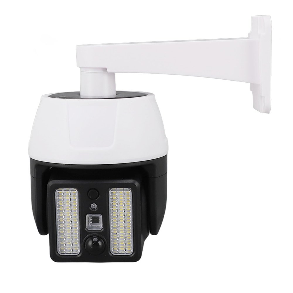 Acouto Solar Powered Fake ty Camera with Flashing LED Light for Outdoor Night and Intruder Deterrence