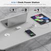 2.5 inch Power Grommet,20W USB-C Charging,1 Outlet with 2 USB C,1 USB Port,Furniture Flush Mount for Desktop,Recessed Power Strip,Workspace Essential Desk Outlet (White, 6 FT) view 2