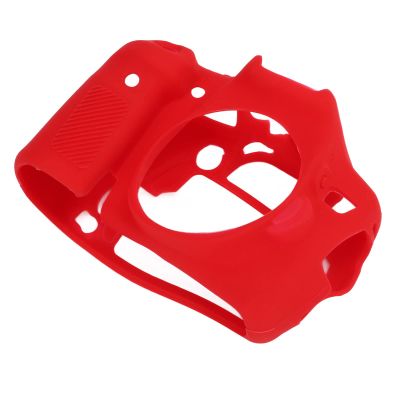 Acouto Silicone Ive Housing for 70D Digital Camera Skin Cover - Ible & Washable Design in Black (Red)
