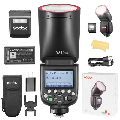 Godox V1 PRO F Camera Flash for Fujifilm TTL 76W Flash 1/8000s HSS
