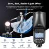 Godox V1 PRO F Camera Flash for Fujifilm TTL 76W Flash 1/8000s HSS view 4