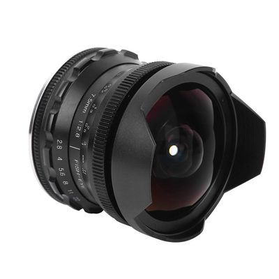 7.5MM F2.8 Fis Camera Lens - Upgrade for Clearer Images, B E Mount for 000/A6000/A6300/A6500/ Series (Black)
