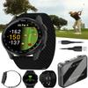 Garmin Approach S50 Golf GPS Smartwatch Slate Aluminum Bezel with Black ComfortFit Nylon Band with Wearable4U Power Bank Bundle view 1