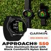Garmin Approach S50 Golf GPS Smartwatch Slate Aluminum Bezel with Black ComfortFit Nylon Band with Wearable4U Power Bank Bundle view 2