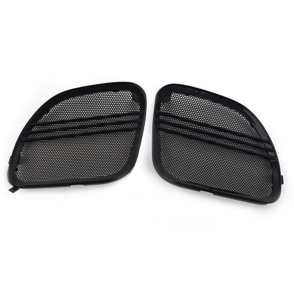 BACAR Rbanna1 Motorcycle Speaker Grills Fairing Speaker Cover for Harley Road Glide Models 2015-2021 Black