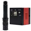 1080P FHD Digital Microscope HDMI Electronic Industrial Microscope Camera for Phone Repair Soldering & 300X C-Mount Lens view 1