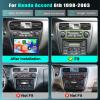 4+64G Radio for Honda Accord 6th 1998-2003, 9'' IPS Touchscreen Stereo Android 15 Wireless Apple Carplay Android Auto 32EQ 5G WiFi 1080P Bluetooth +Free AHD Backup Camera view 2