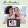 Andoer 1080P Digital Camera for Kids Digital Video Camera 48MP 2.8 Inch Rotatable IPS Screen Auto Focus 16X Zoom with LED Fill Light 32GB TF Card USB Card Reader Birthday Gift for Teens Friends view 3